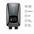 EV Charging Station Type 2 7KW 32A 1 Phase Electric Vehicle Car Charger Wallbox with LCD Screen APP Control RFID Card