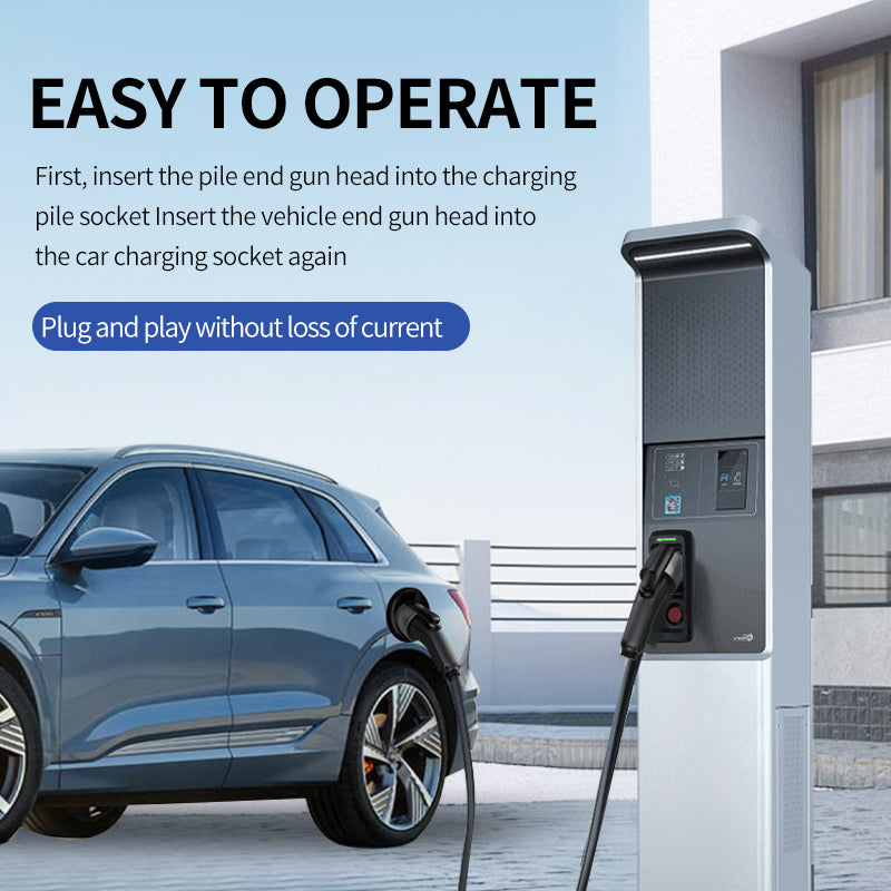 Type 2 EV Charging Cable For Hybrid Electric Vehicles 22KW 32A 5M High Quality Fast Charging Cable