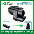 NACS‑CCS1 DC Adapter 500A Max 1000V 250KW for EV